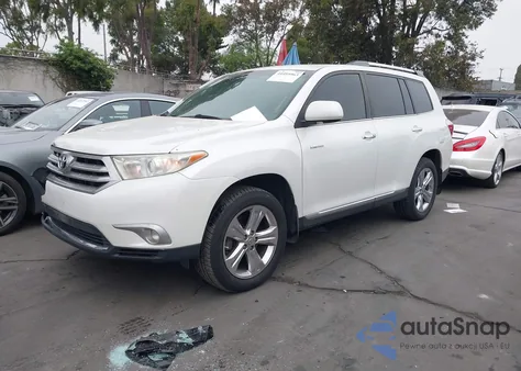 2012 Toyota Highlander Limited V6 z USA, uszkodzony, nr VIN 5TDDK3EH9CS134938